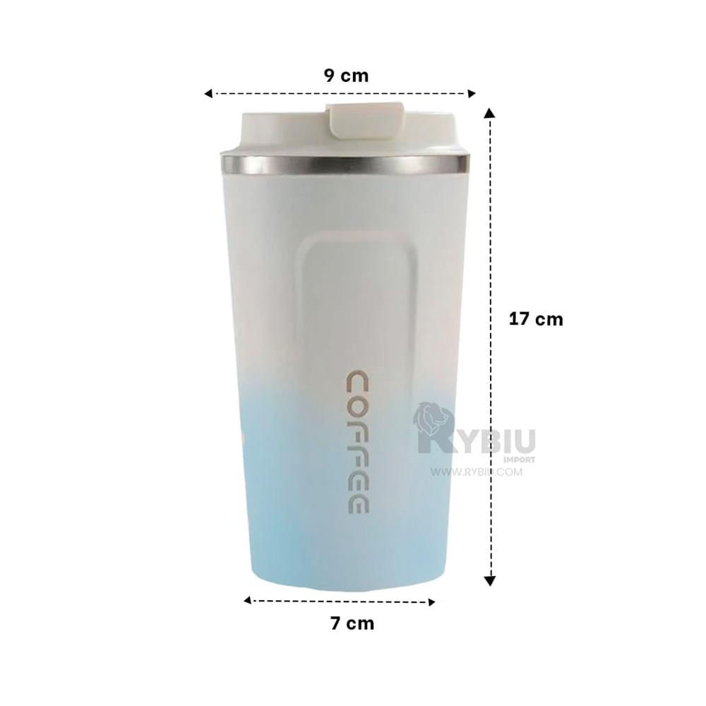 Envase Portatil Celeste y Blanco Y+Regalo Ligas para Peinar