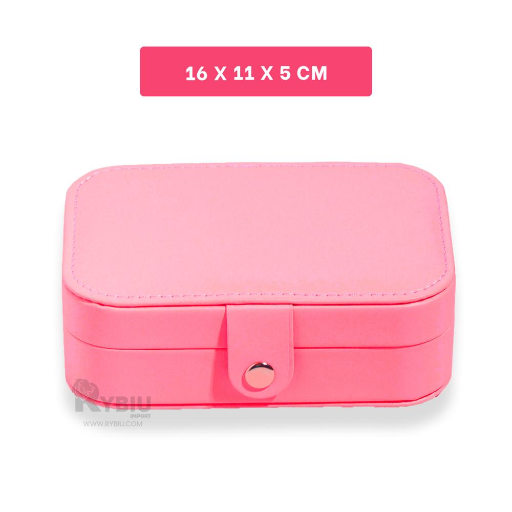 Caja para Joyas Dinamico Fucsia Y+Regalo Ligas para Peinar