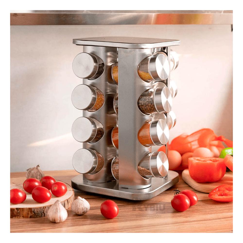 Condimentero Ergonomico en Forma Cuadrado Y+Papel de Regalo