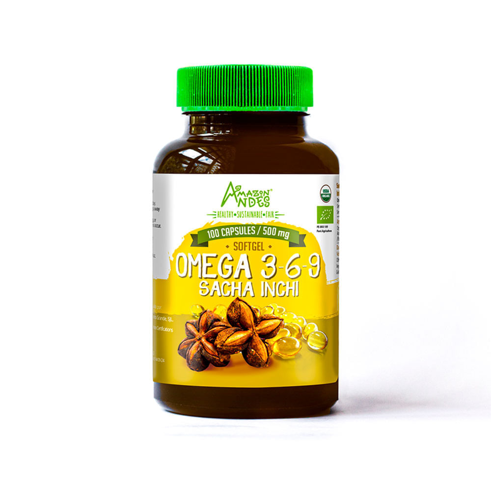 Omega 3-6-9 Sacha Inchi Capsulas blandas