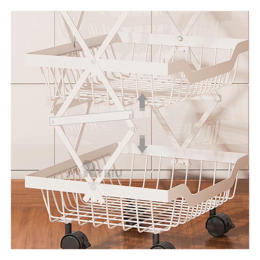 Verdulero Duradero de 4 Pisos Blanco Y+Papel de Regalo