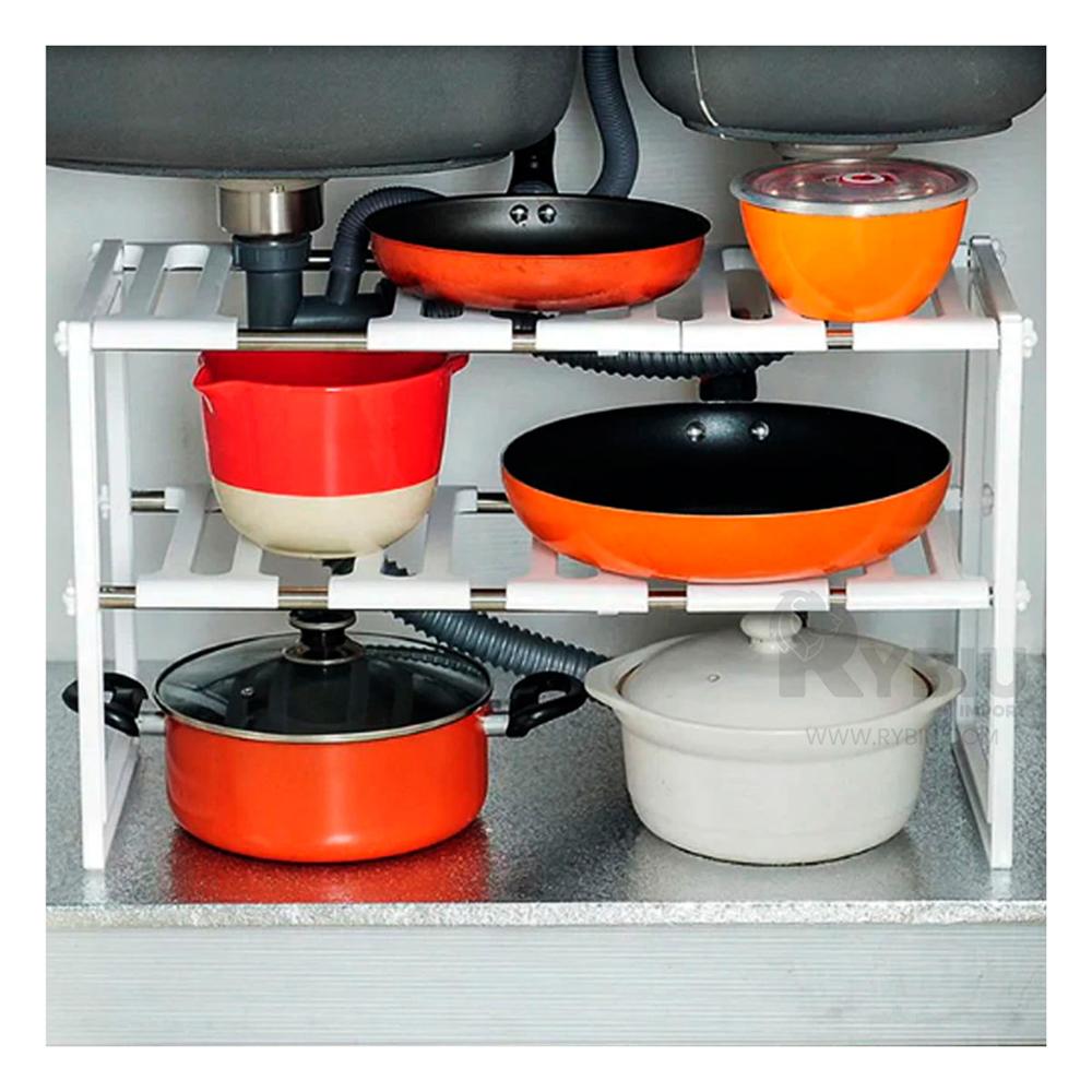 Estante Sencillo para Cocina de Tono Blanco Y+Papel de Regalo