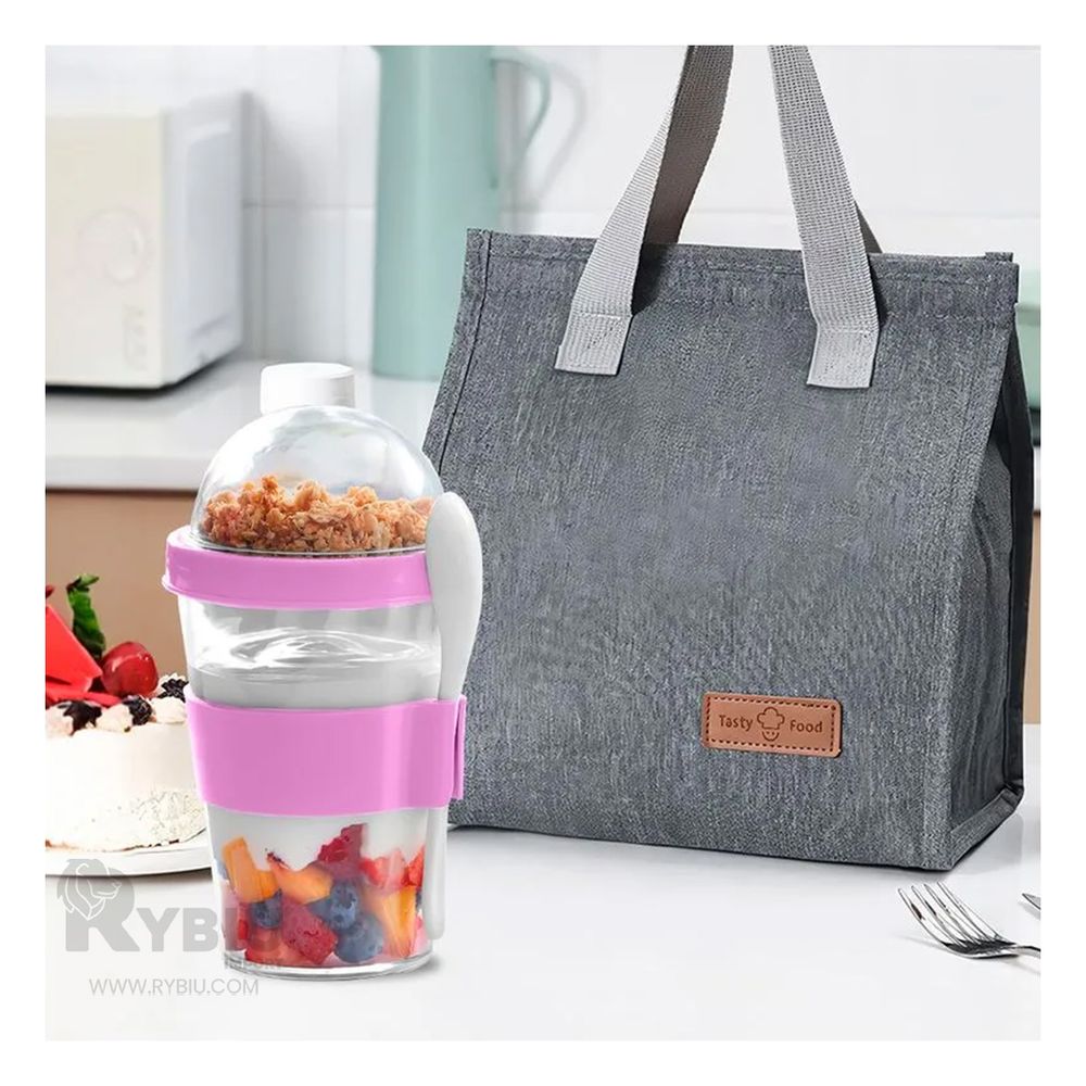 Vaso Practico de 350ML en Rosado Y+Regalo Agendita