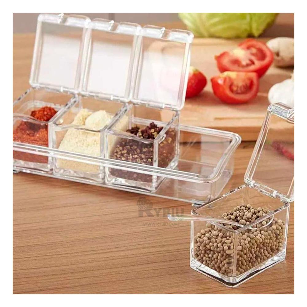 Organizador para Especias Pack de 4 Y+Banderitas Adhesivas