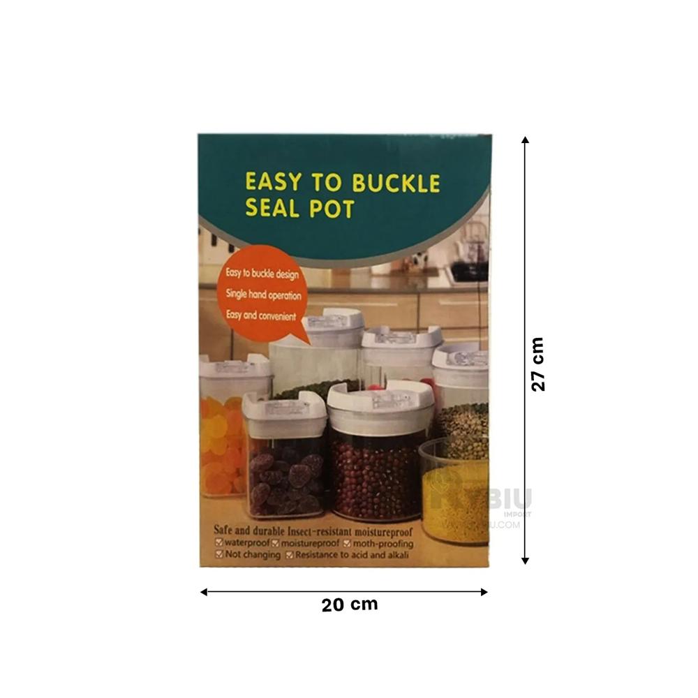 Almacenador Resistente de Tapa Blanca Y+Ligas de Regalo