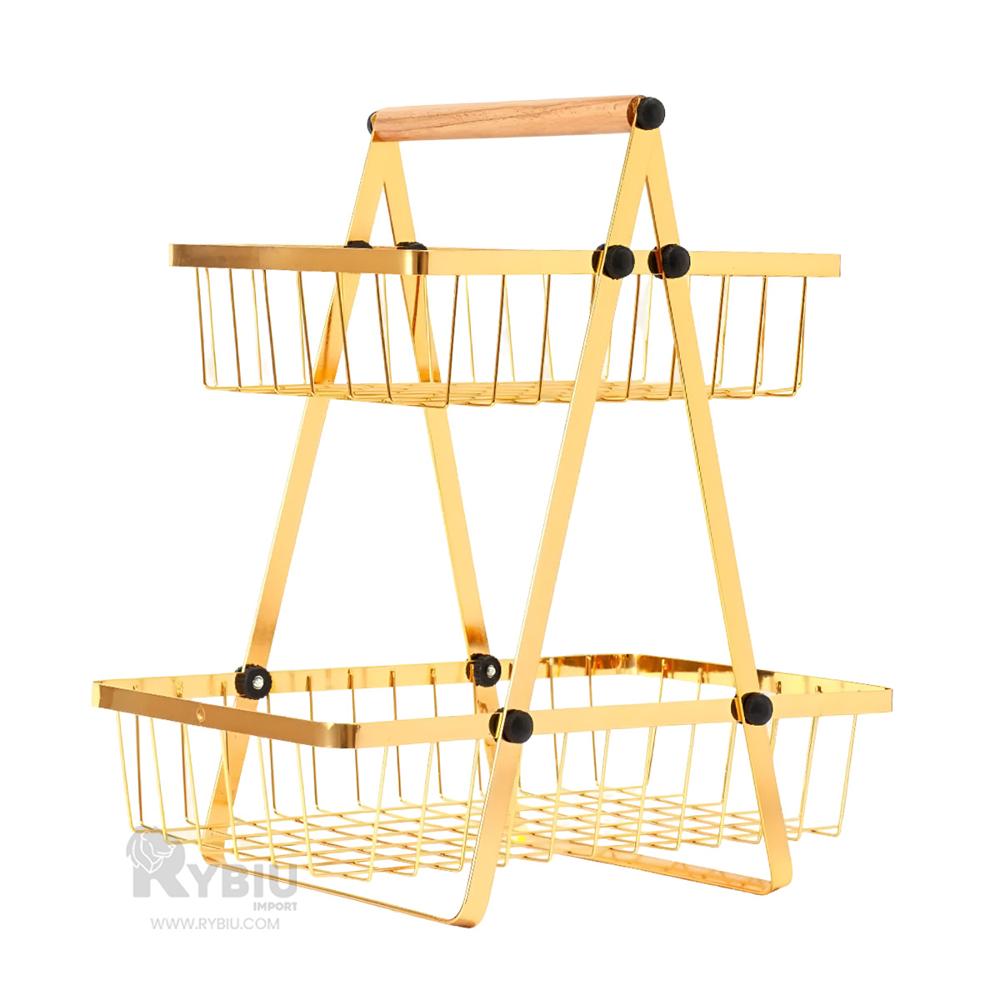 Estante de Amplio Espacio en Color Dorado Y+Regalo Agendita