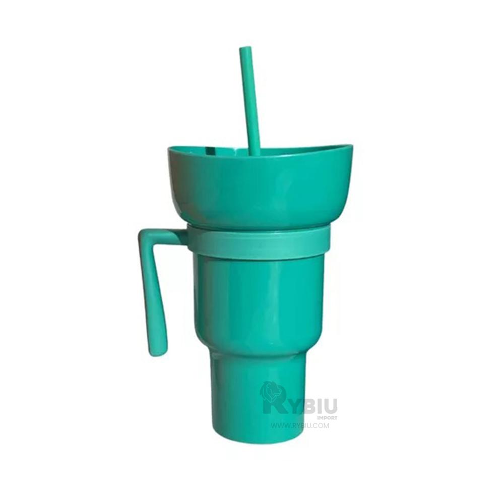Taza Practica en Tono Verde Agua Y+Regalo Ligas para Peinar