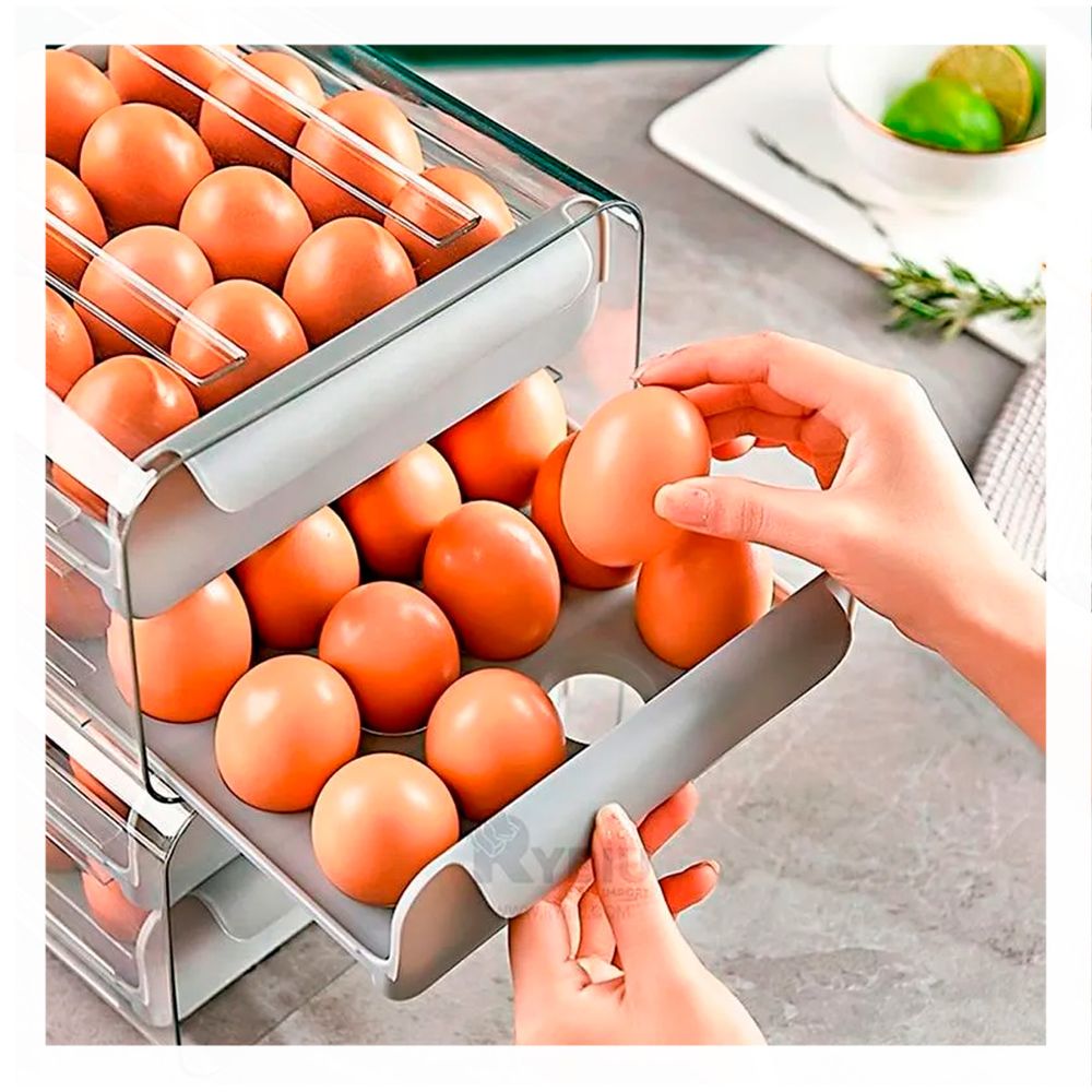 Organizador Resistente para Huevos Plomo Y+Papel de Regalo