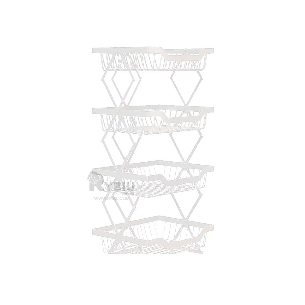 Organizador Compacto de 4 Pisos Blanco Y+Regalo Agendita