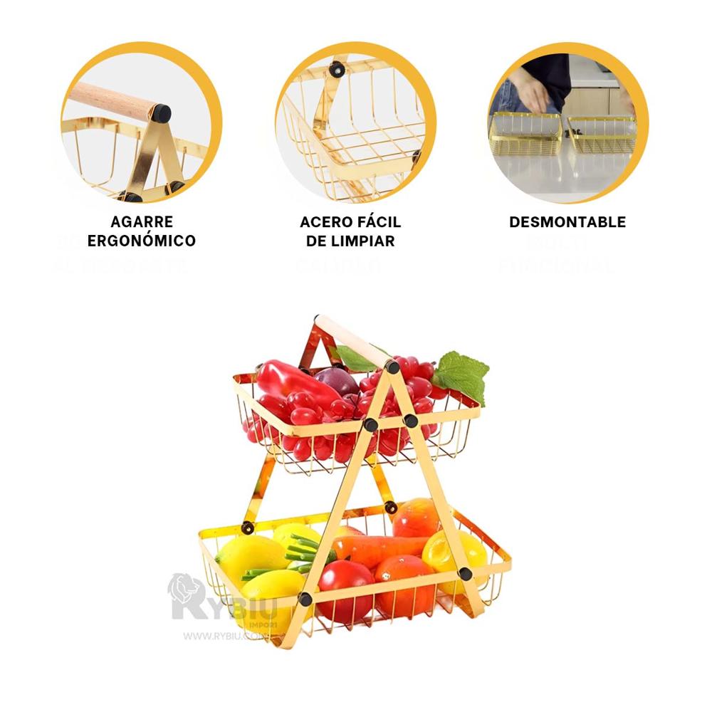 Organizador Ergonomico en Color Dorado Y+Post-it Adhesivos