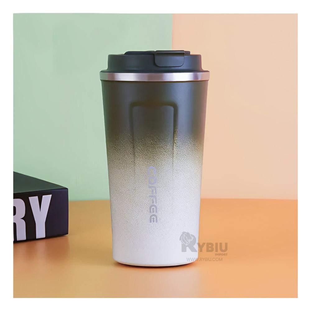 Vaso con Pantalla LED en Verde con Blanco Y+Papel de Regalo