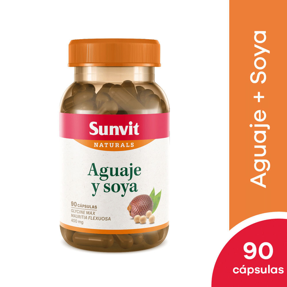 Sunvit Nat Aguaje Soya 350mg Cápsulas