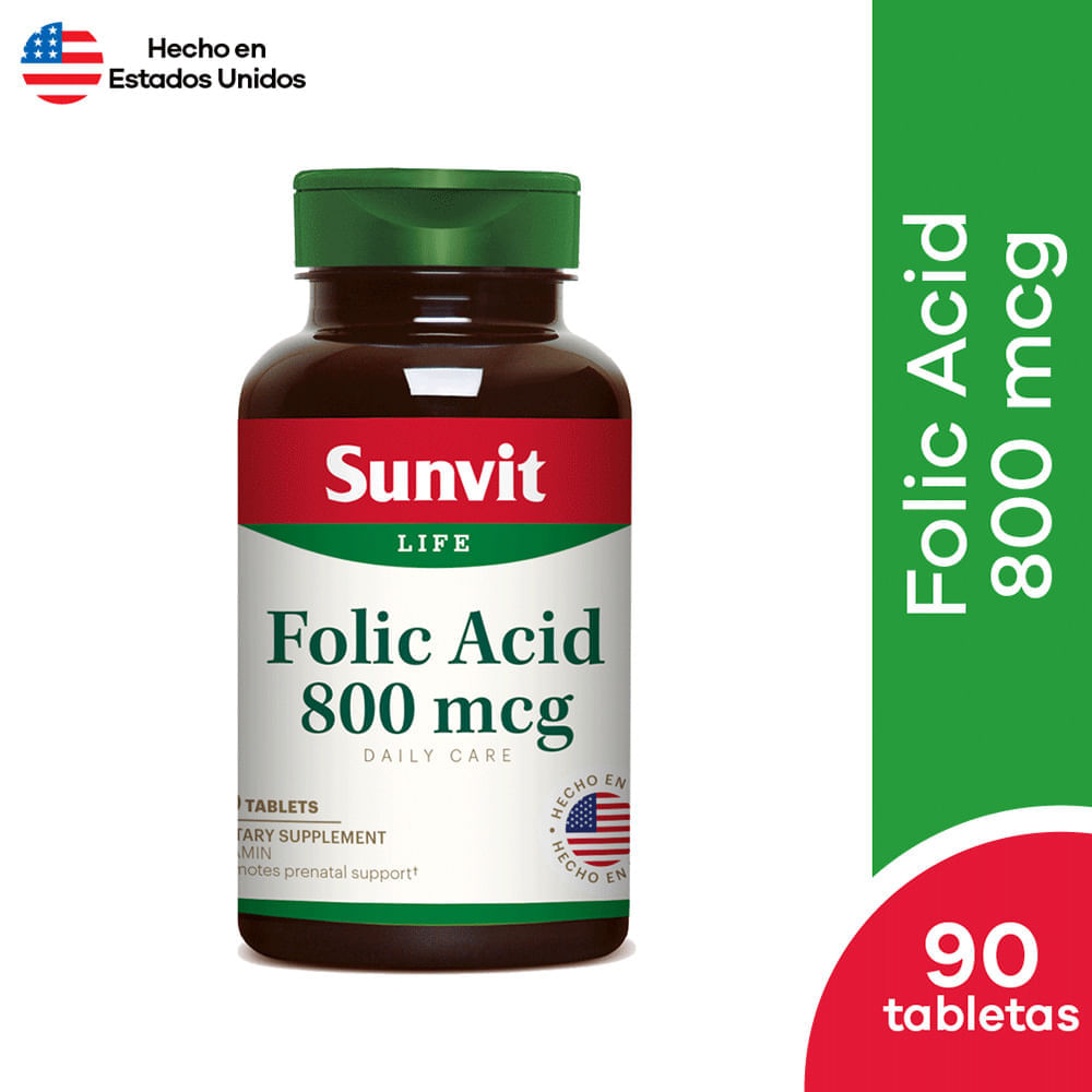 Sunvit  Folic Acid 800 mcg Tableta