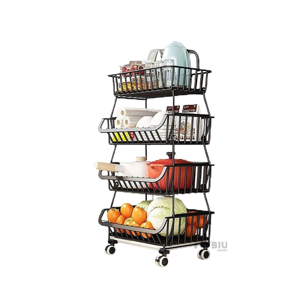 Repisa Amplia de Cocina en Negro Y+Regalo Ligas para Peinar