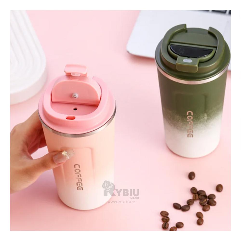 Taza Termo Funcional Rosado con Blanc Y+Envoltorio de Regalo