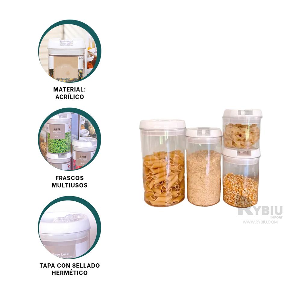 Kit Practico de Envases de Reserva Blanca Y+Regalo Agendita