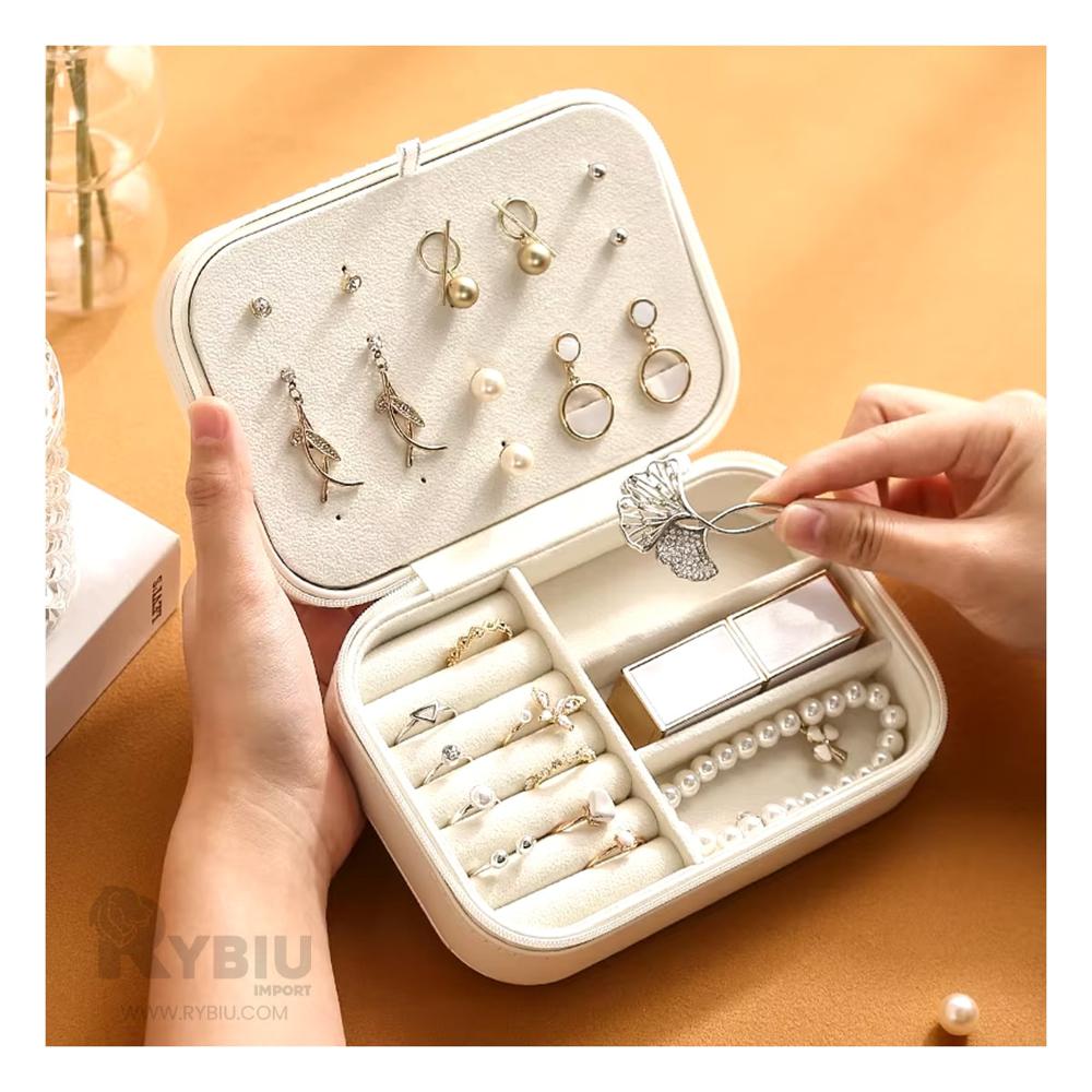 Joyero Estilizado en Color Blanco Y+Papel de Regalo