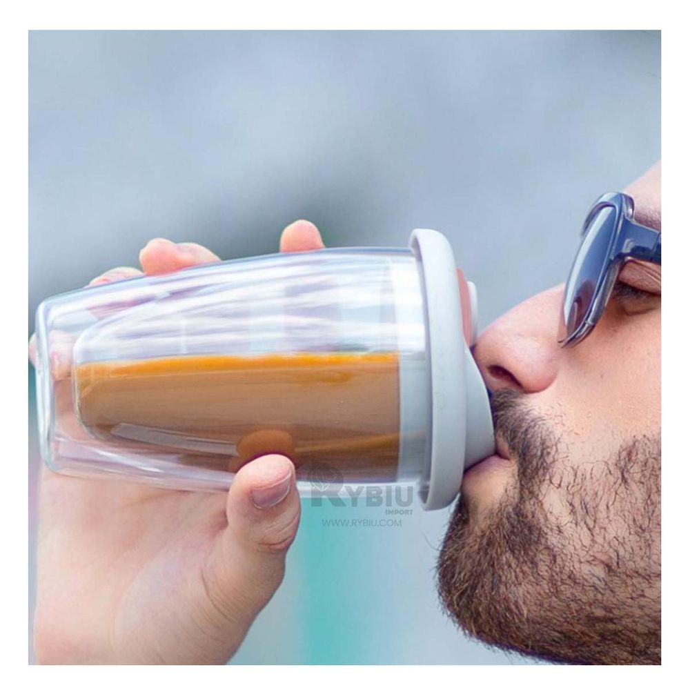 Envase de Liquidos Frios Rosado 450ml Y+Post-it adhesivos