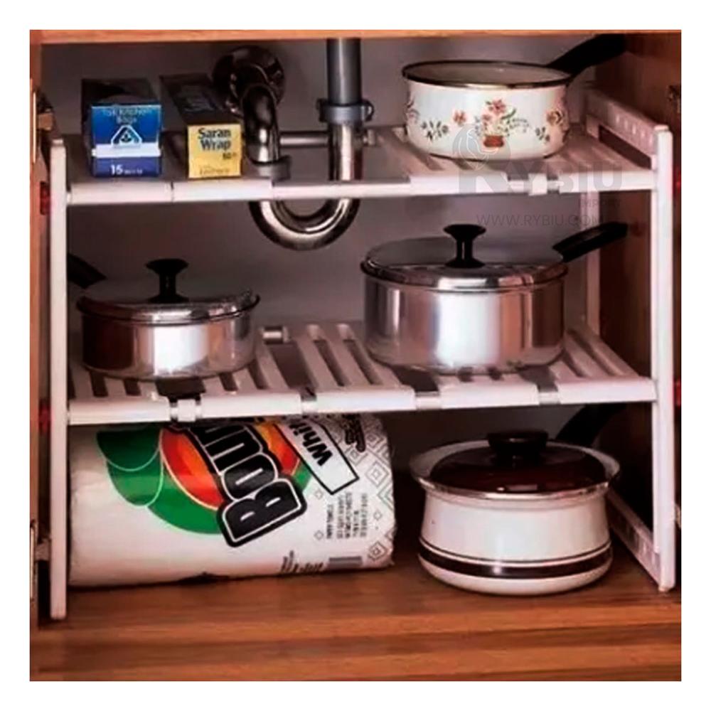 Estante de Acero Inoxidable en Blanco Y+Regalo Agendita