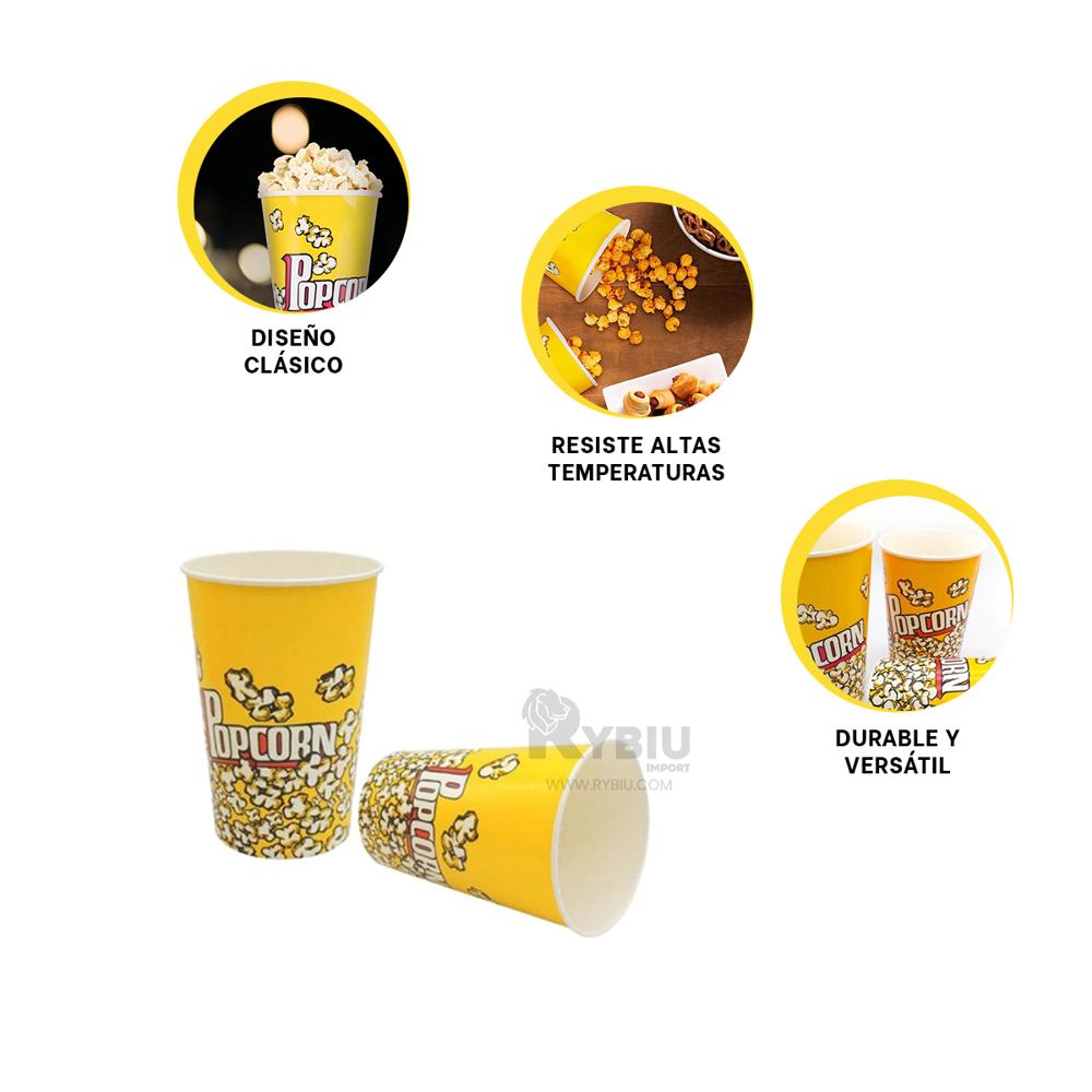 Balde Forma de Cono 7x17cm Amarillo Y+Envoltorio de Regalo