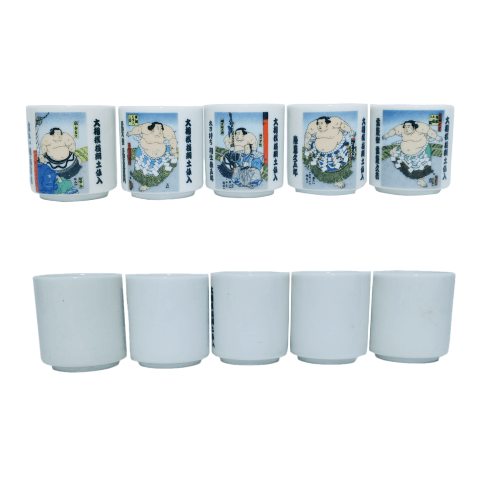 Pack 5u Cuencos Para Infusion Oriental Diseño Sumos