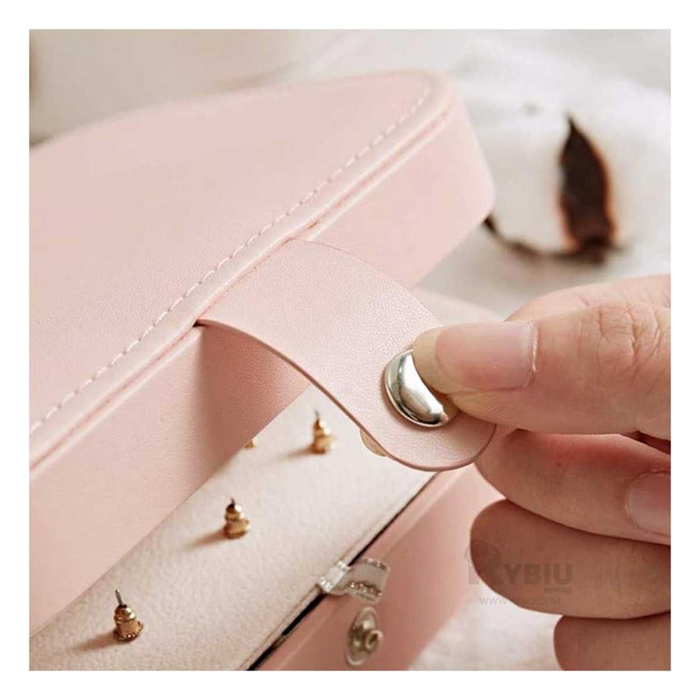 Joyero Estilizado en Color Palo Rosa Y+Papel de Regalo