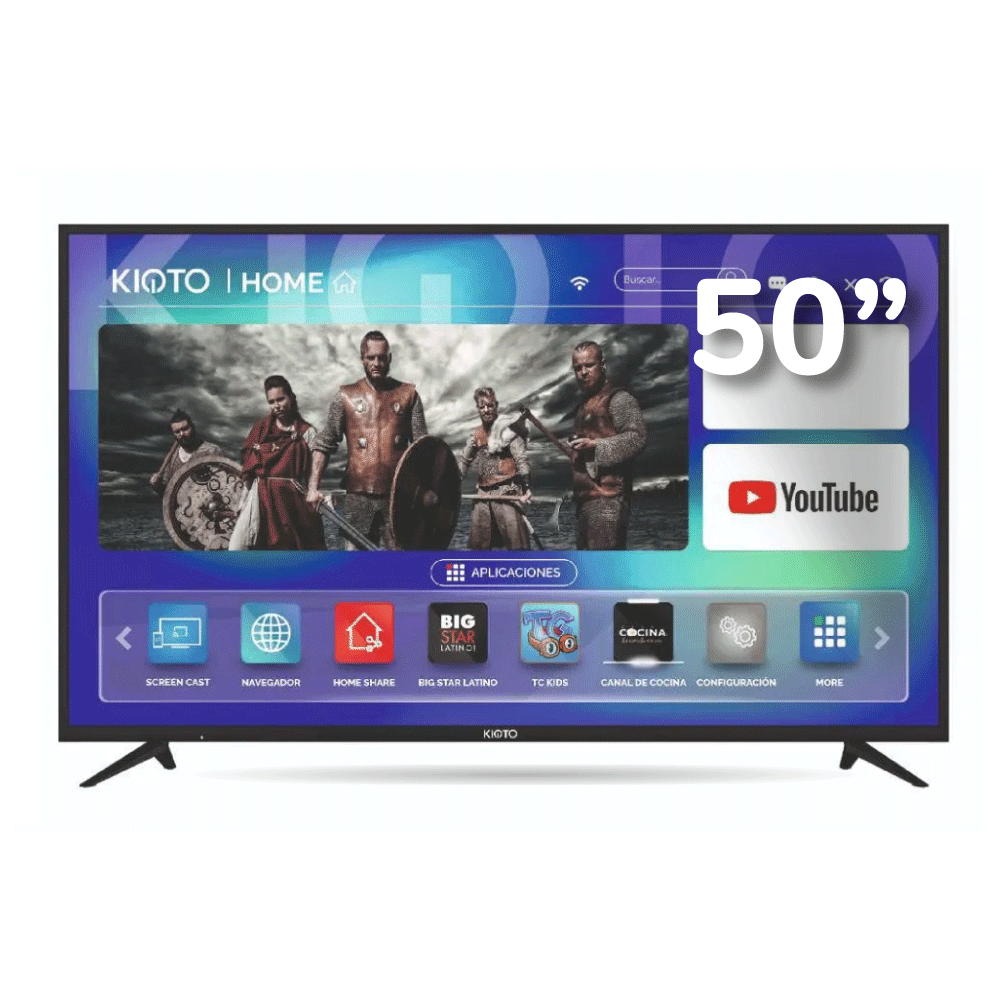 Televisor KIOTO 4K UHD  Smart TV 50