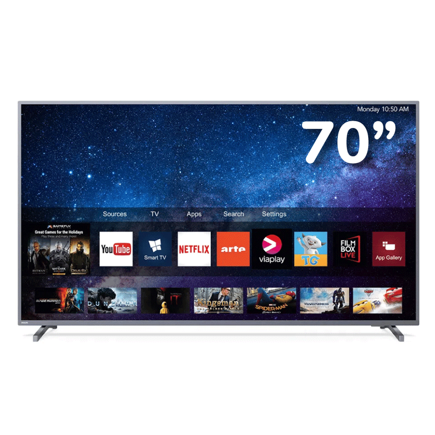 Televisor 70 4k Ultra Hd Smart Tv 70pud6774 4k Ultra Hd Tv Oechsle En Oferta 2021