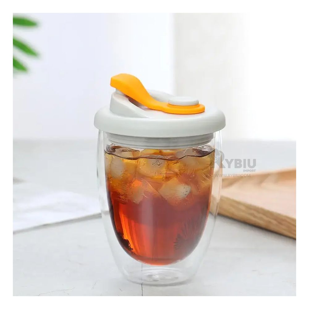 Envase de Liquidos Frios Naranja 350ml Y+Post-it adhesivos