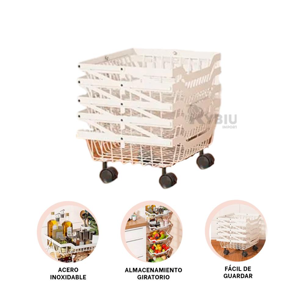 Estante Dinamico de 5 Pisos Blanco Y+Post-it Adhesivos