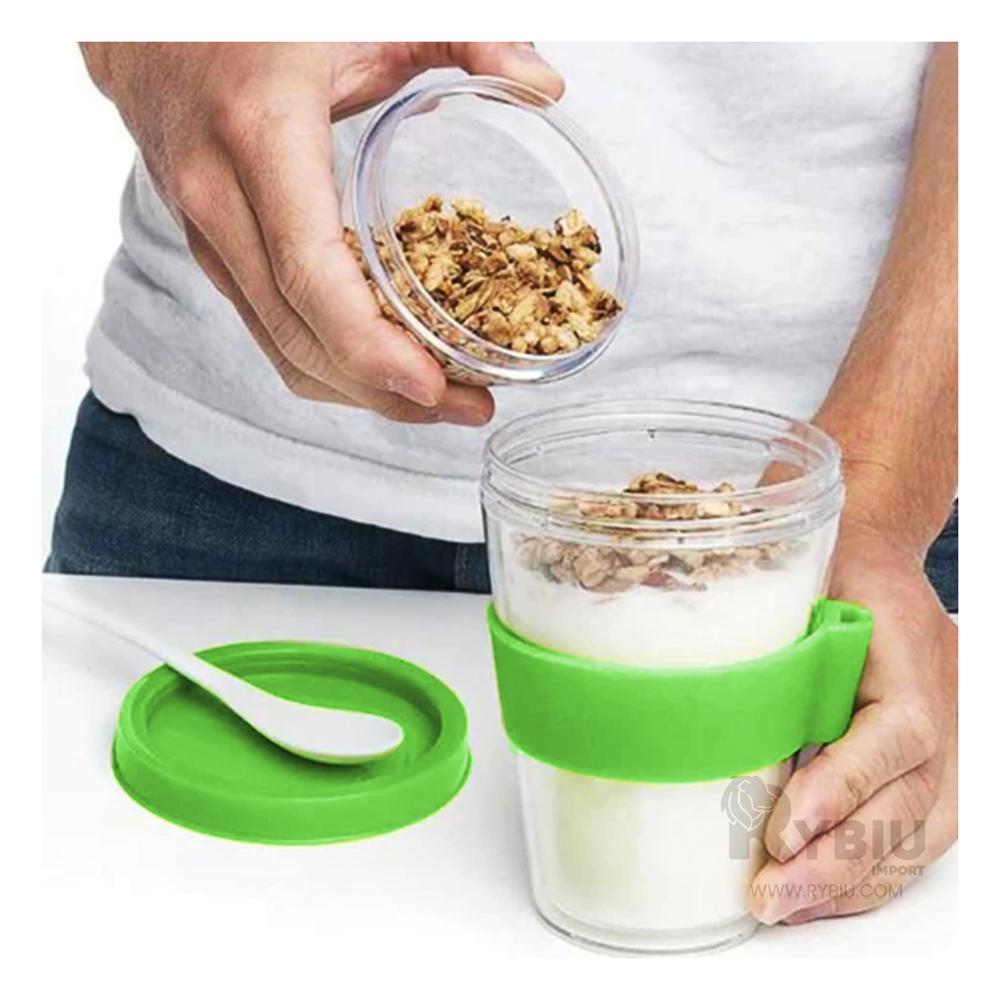 Vaso Practico de 350ML Verde Limon Y+Regalo Agendita