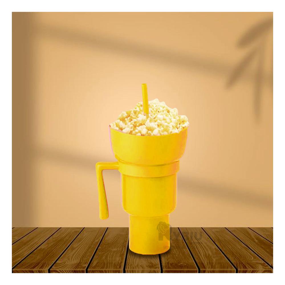 Taza Exotica de Color Amarillo Y+Regalo Ligas para Peinar