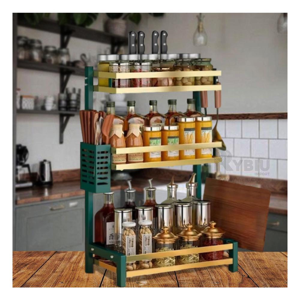 Organizador de Acopio de Condimentos Verde Y+Regalo Stickers