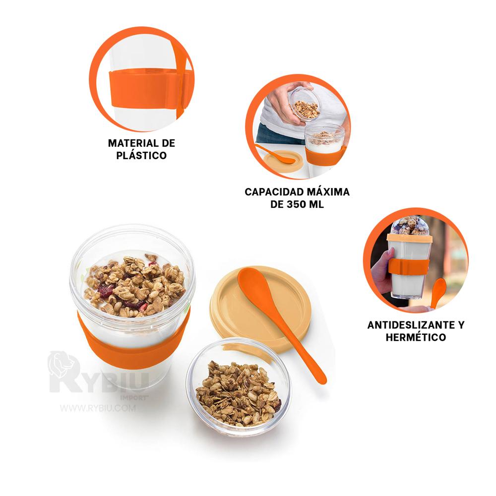 Taza Minimalista 350ML Anaranjado Y+Gift Stickers