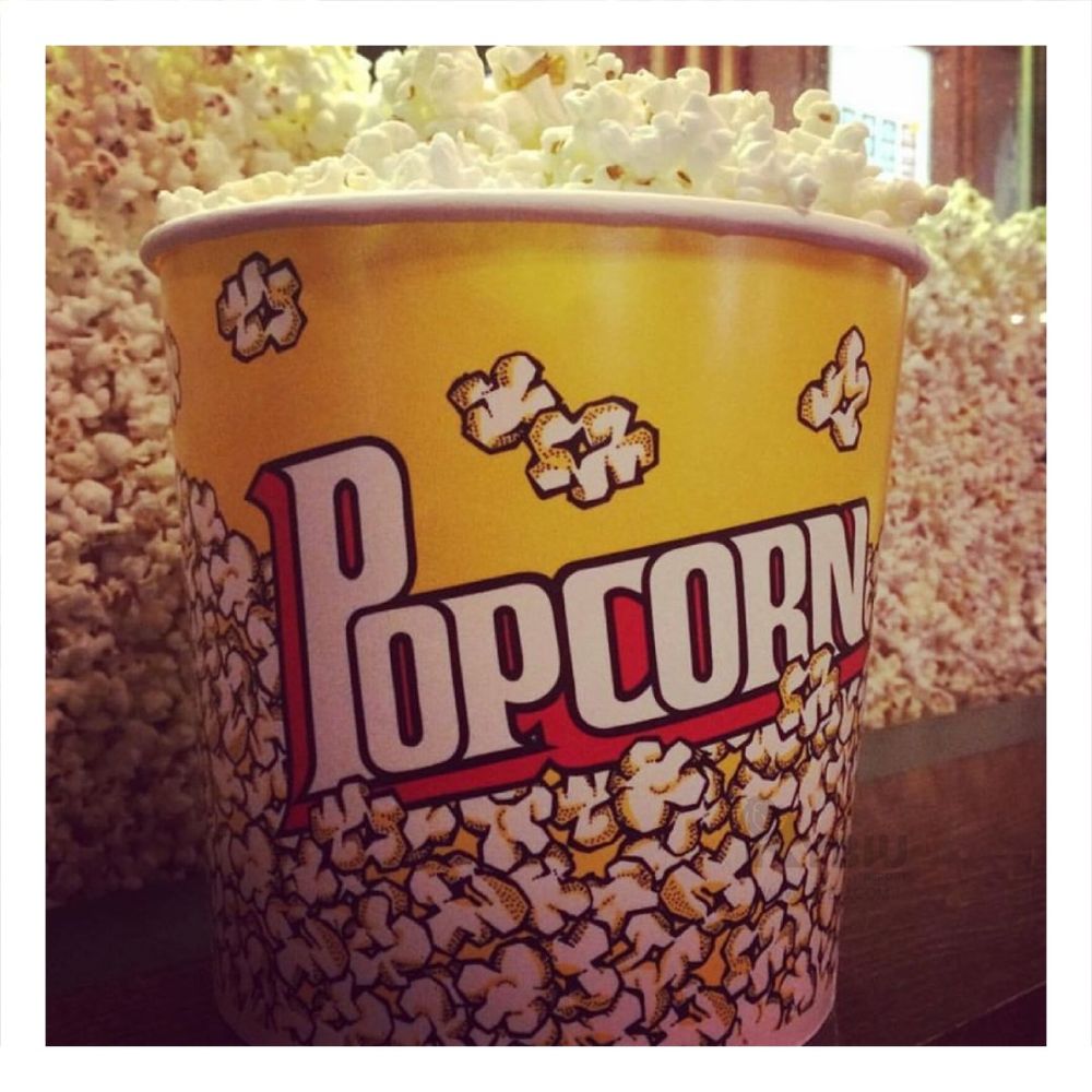 Tazon para Porcorn en 21x20cm Amarillo Y+Post-it adhesivos