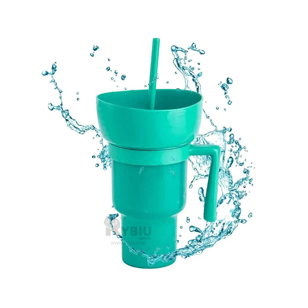 Taza para Golosinas en Verde Agua Y+Ligas de Regalo