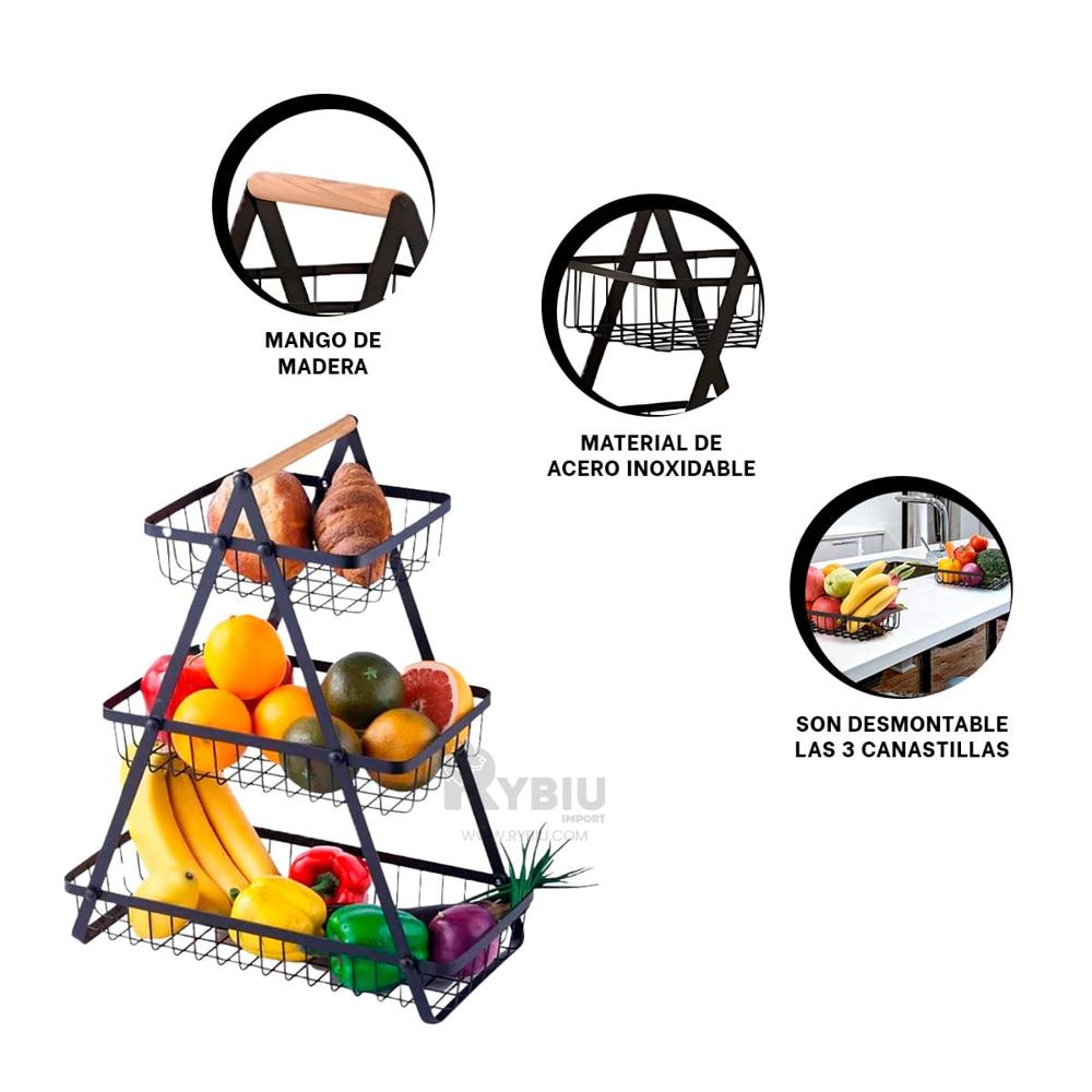 Organizador Clasico de Naranjas en Negro Y+Regalo Agendita