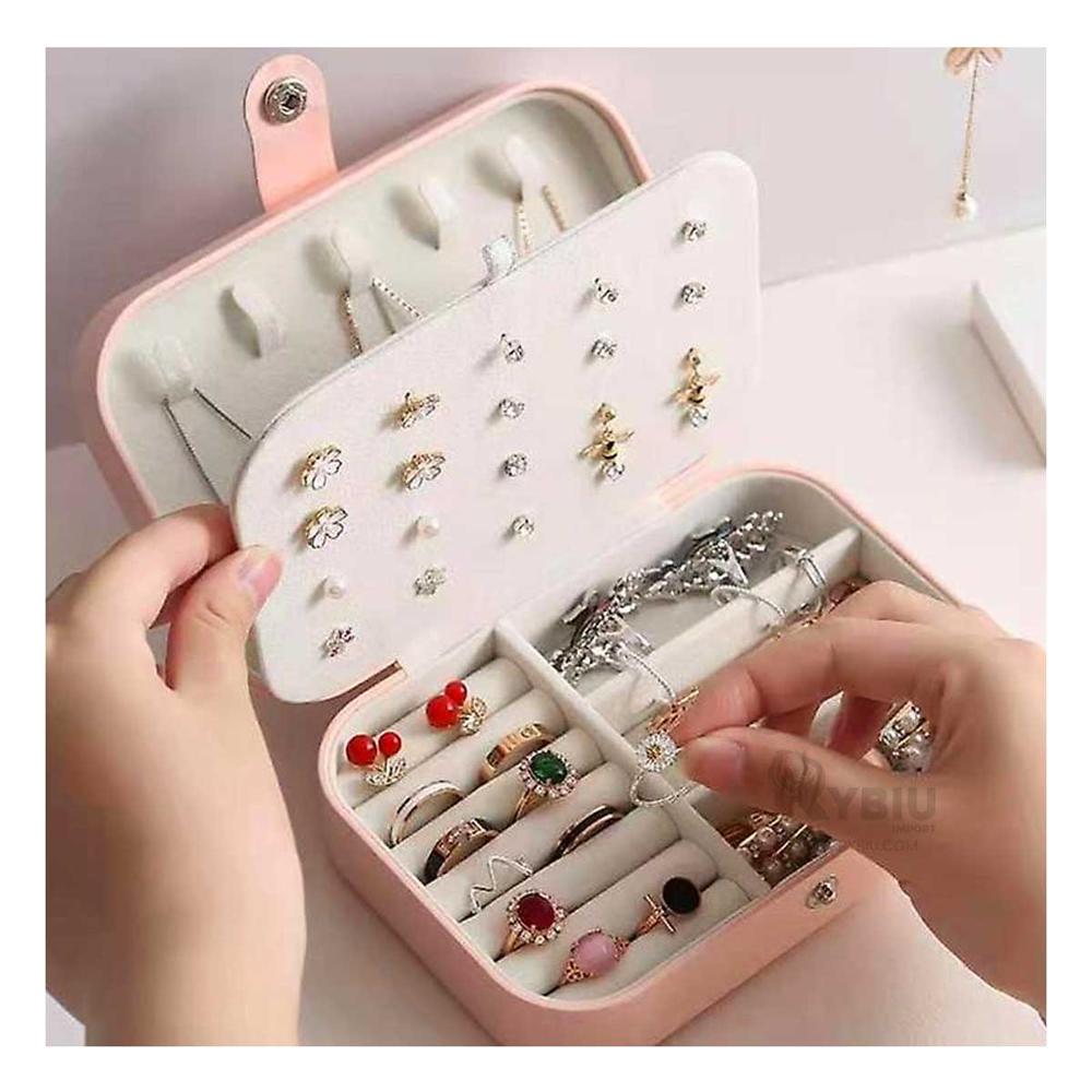 Joyero de 16x11x5 cm Color Palo Rosa Y+Regalo Stickers