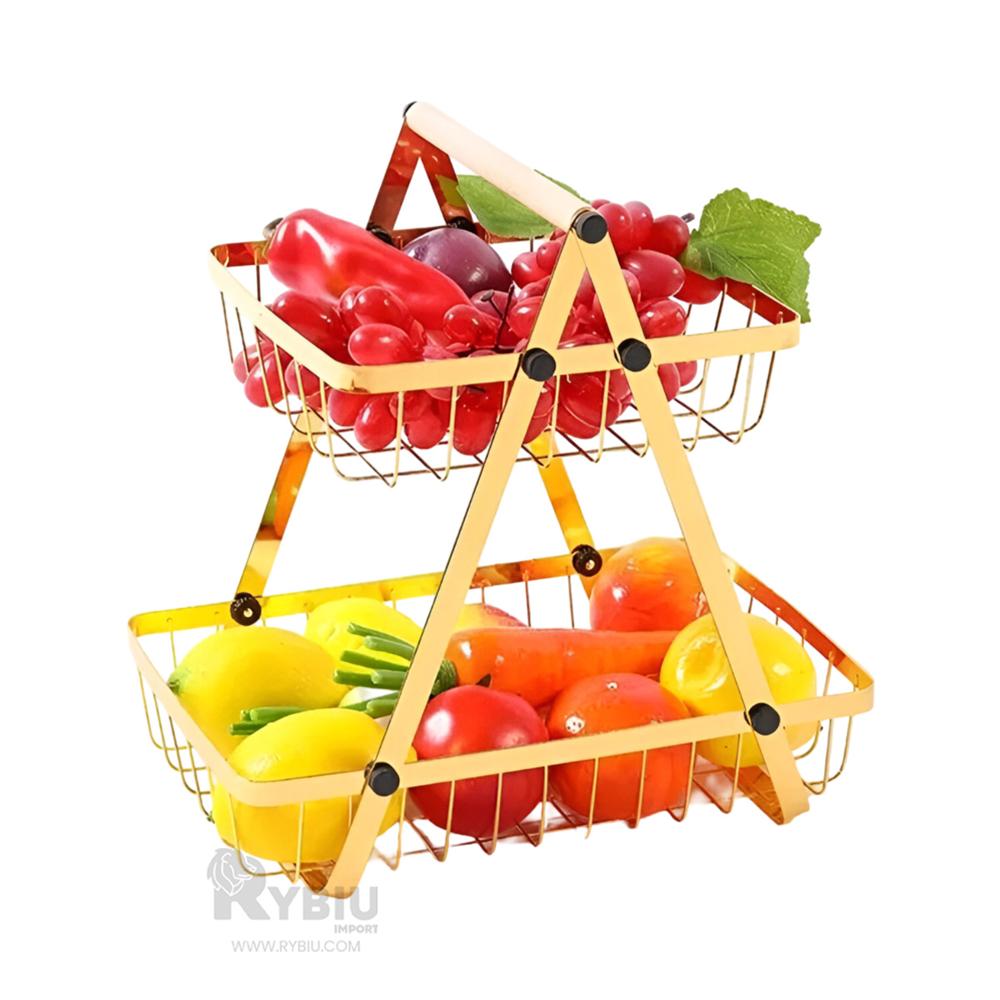 Estante Facil de Limpiar en Tono Dorado Y+Gift Stickers