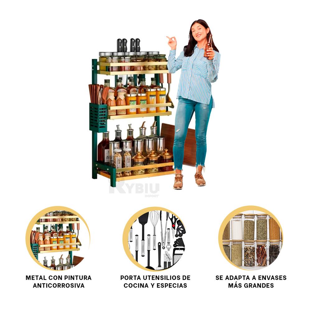 Almacenero para Mama de Color Verde Y+Banderitas Adhesivas