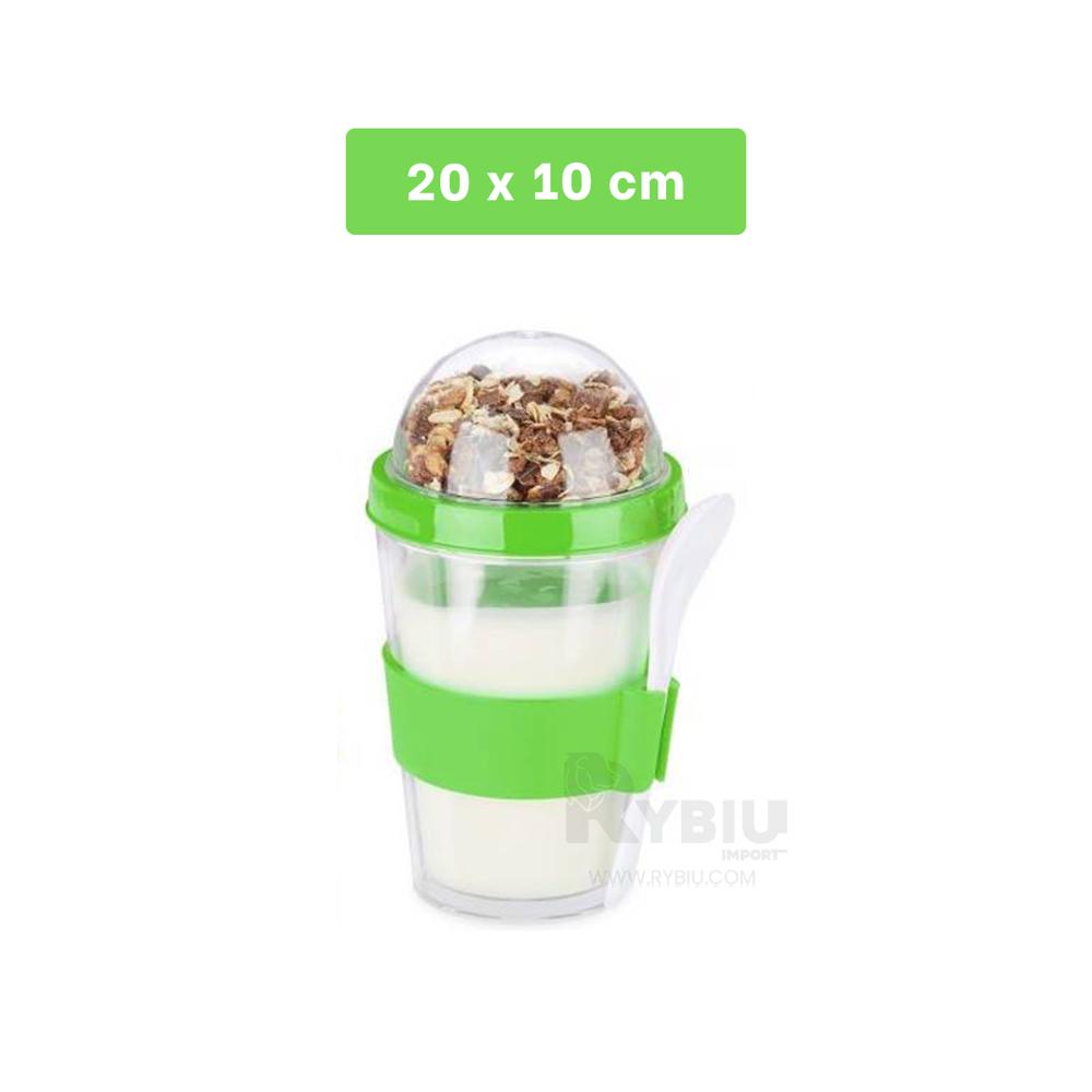 Pocillo Versatil de Verde Limon Y+Regalo Ligas para Peinar