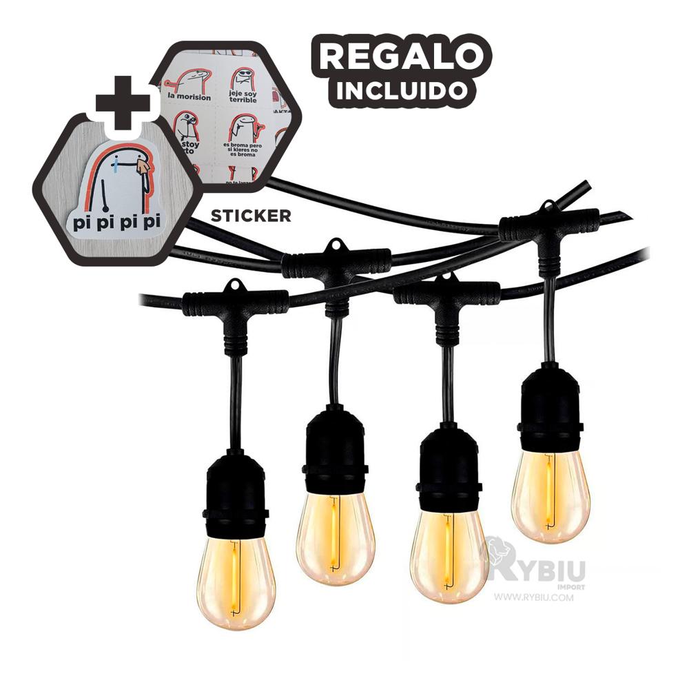 Iluminacion Relajante para Foco de 20m Negro Y+Gift Stickers - Oechsle