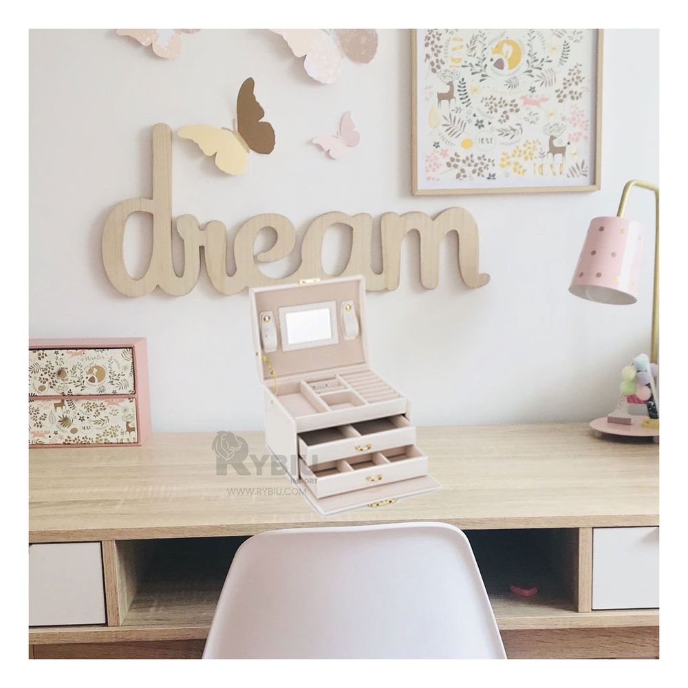 Joyero Elegante y Funcional de Color Blanco