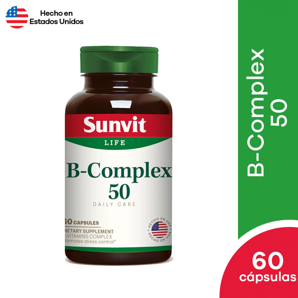 Sunvit B Complex  50  en Cápsulas