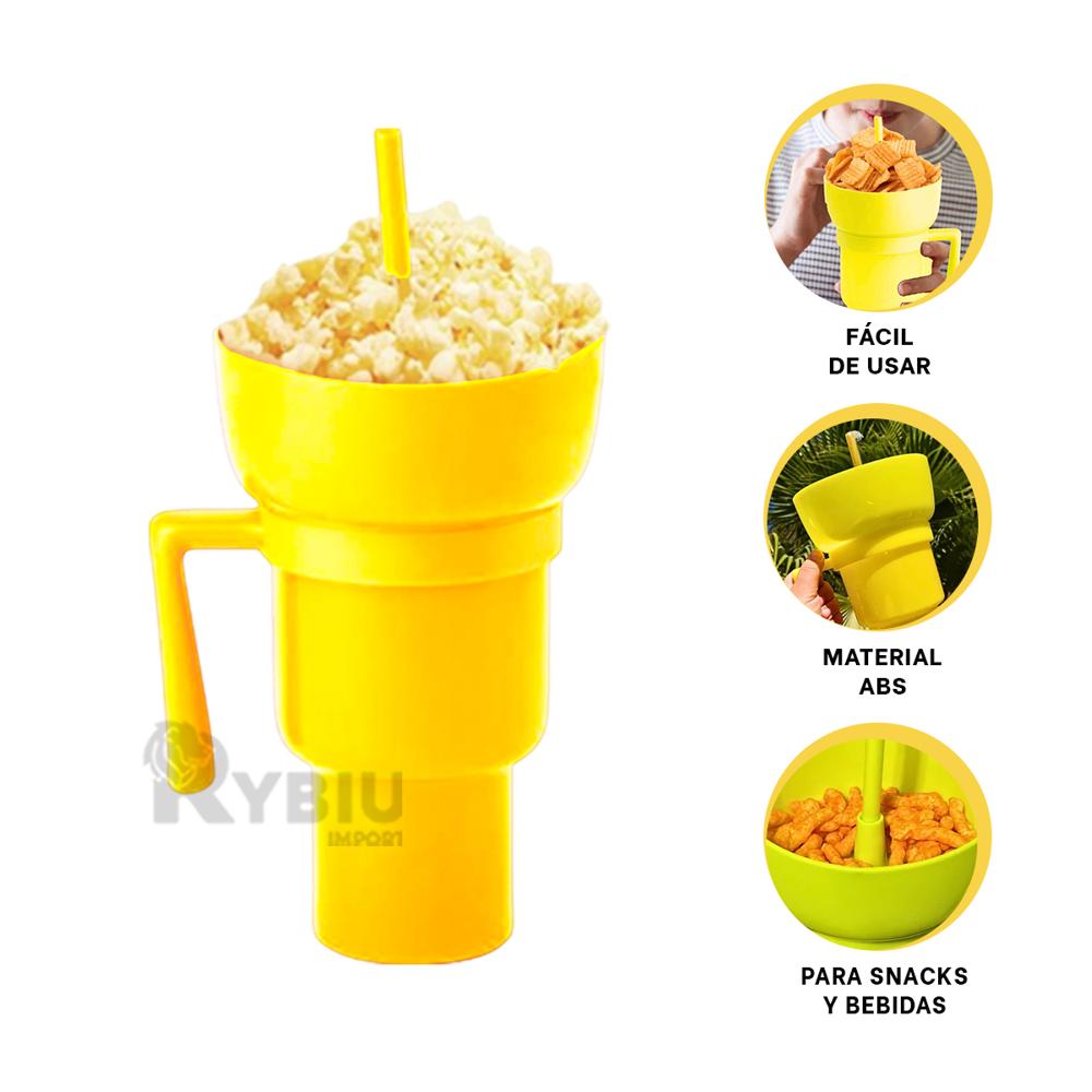 Vaso para Dulces en Color Amarillo Y+Papel de Regalo