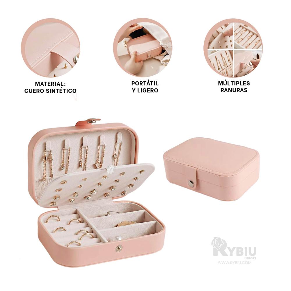 Estuche Funcional para Joyas en Palo Rosa Y+Regalo Agendita