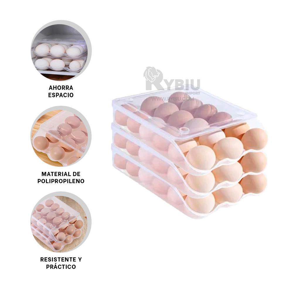 Huevera de Diseño SofisticadoTransparente Y+Gift Stickers