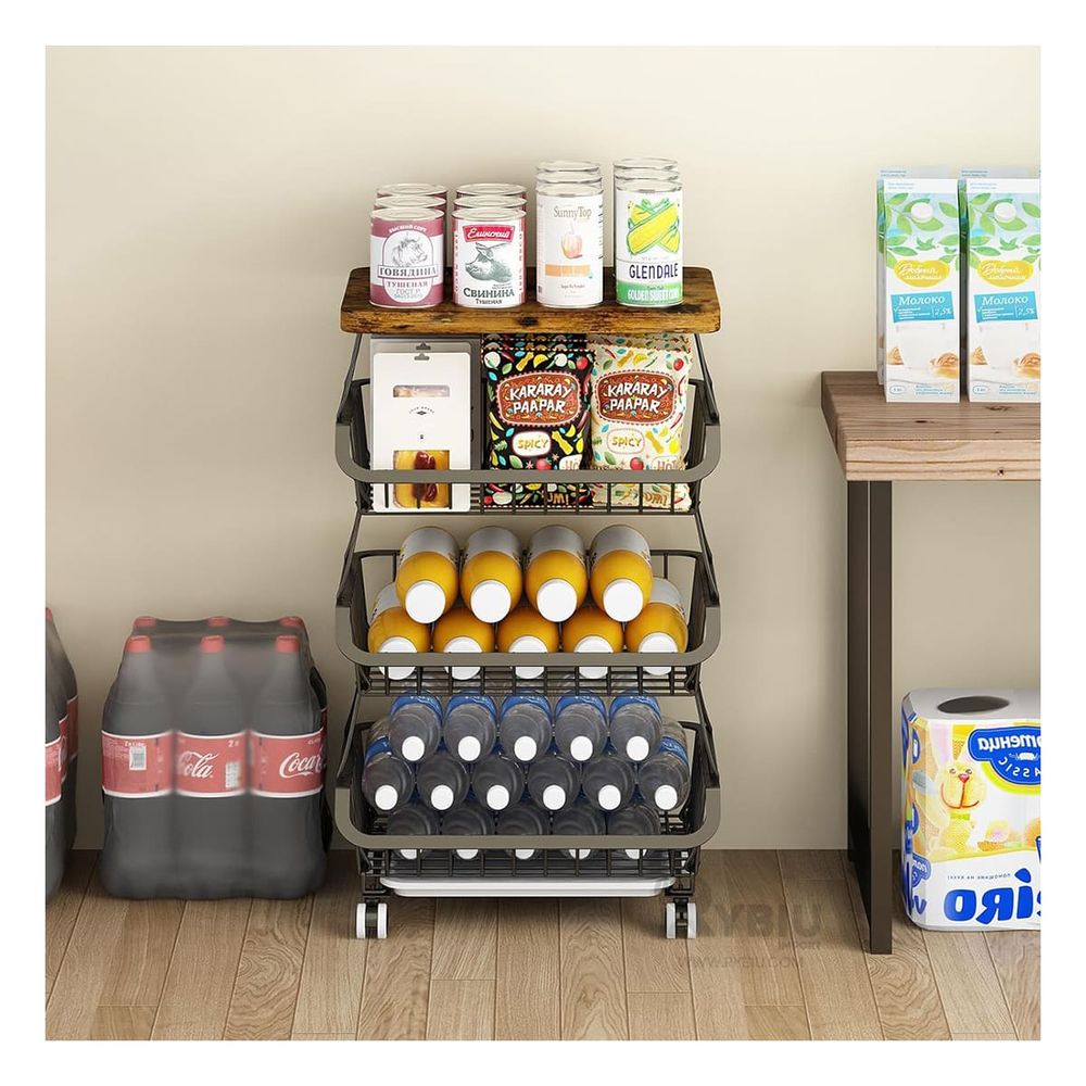 Cesta Moderna y Util de Color Negro Y+Papel de Regalo