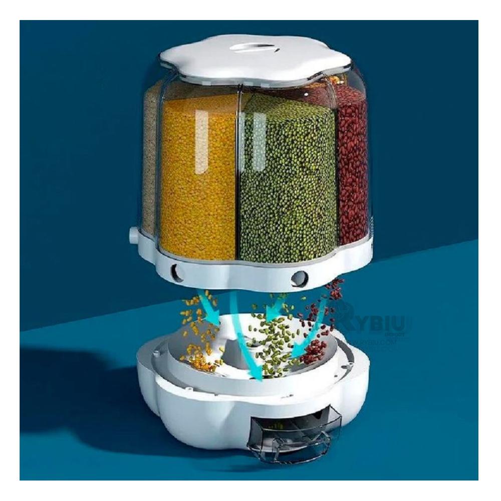 Dosificador para Menestras 9kg Blanco Y+Envoltorio de Regalo