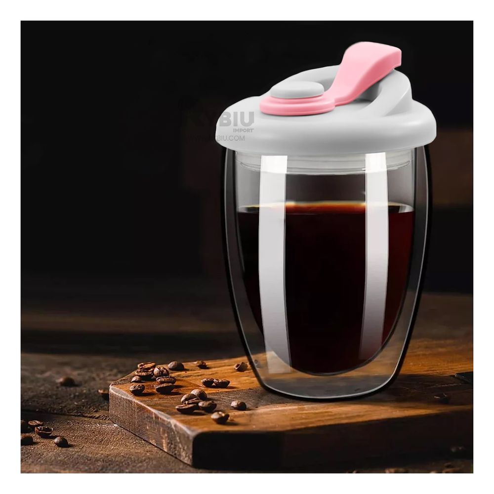 Envase de Liquidos Frios Rosado 350ml Y+Post-it adhesivos